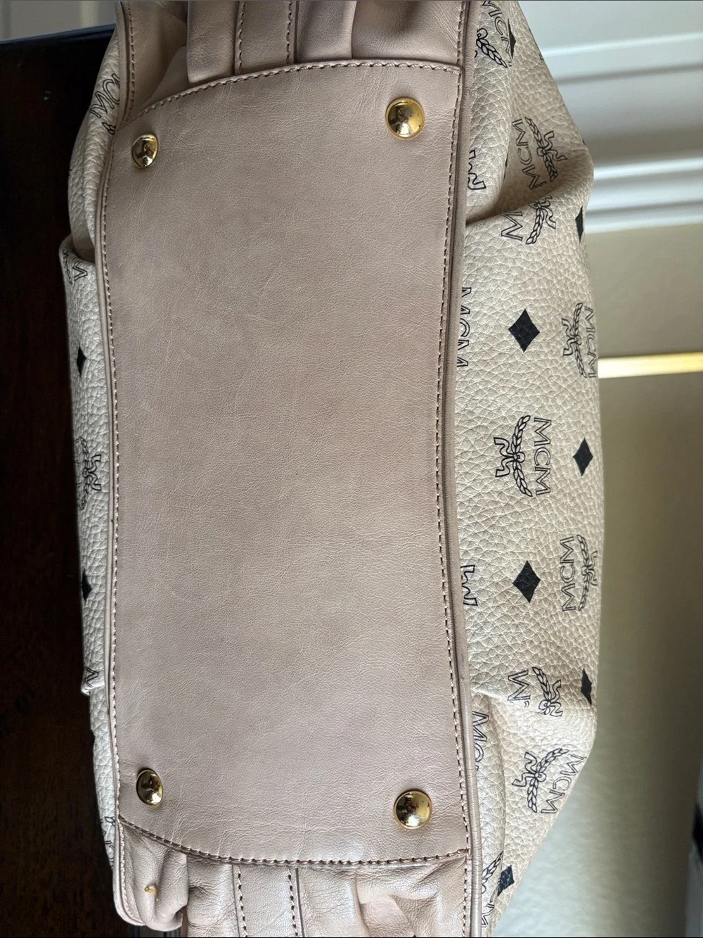 MCM beige cream
